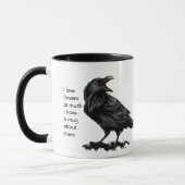 Love Raven Bird So Much Fun Quote Saying Mug Mok (Links)
