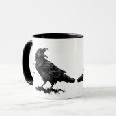 Love Raven Bird So Much Fun Quote Saying Mug Mok (Voorkant links)
