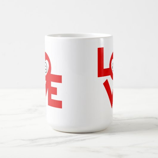 Love rd Coffee mok 15oz (Center)