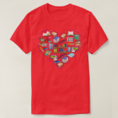 Love Reading Book Design For Book Lover Reader Ner T-shirt (Design voorkant)