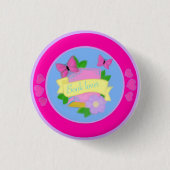 Love reading book  ronde button 3,2 cm (Voorkant)