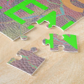 LOVE RED GOLDEN GREEN LEGPUZZEL (Zijkant)