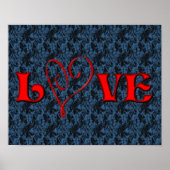 Love Red Heart Poster (Voorkant)