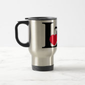 Love Red Heart Travel Mug Reisbeker (Links)