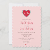 Love Red Heart XOXO Vrijgezellenfeest Kaart (Voorkant)