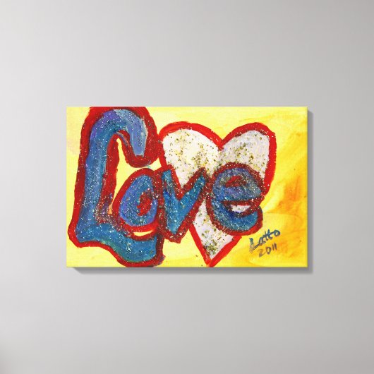 Love Red Rmageremelkdoek Print (Voorkant)