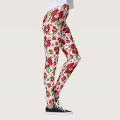 Love Red Rose Bouquet Photography Random Pattern Leggings (Rechts)