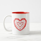 LOVE Red Two-Tone Mok (Links)
