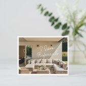 Love Referral Vastgoed Marketing Verkoop Briefkaart (Staand voorkant)