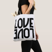 Love Reflected Monochrome Tote Bag (Dichtbij)