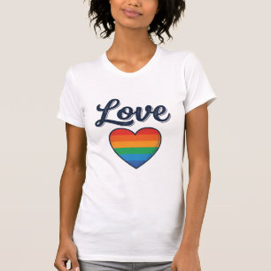 Love Regenboog Hart Pride Vector T-shirt Ontwerp_1