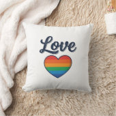 Love Regenboog Hart Pride Vector T-shirt Ontwerp_1 Kussen (Deken)