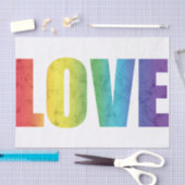 LOVE regenboog Tissuepapier (Craft)