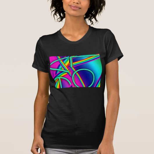 LOVE regenboogkleuren Pop 2 T-shirt (Voorkant)