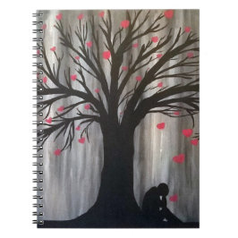 Love Reigns Down Spiral Notitieboek