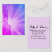 *~* Love Reiki Energy Healing Hand Radiating Visitekaartje (Voorkant / Achterkant)
