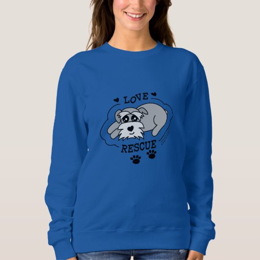 Love Rescue - Dark Sweatshirt (Women) (Voorkant)