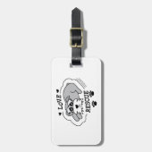 Love Rescue - Dark T-Shirt (Women) Bagagelabel (Voorkant verticaal)