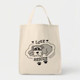 Love Rescue - Grocery Tote Bag