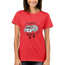Love Rescue - Levendig Katoenen T-Shirt (Dames)