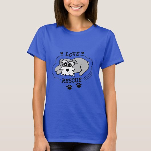 Love Rescue - Vibrant Cotton T-Shirt (Women) (Voorkant)