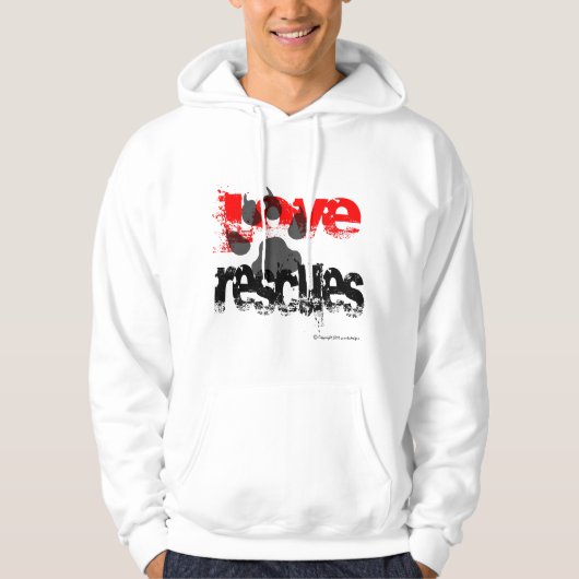 Love Rescues Hoodie (Voorkant)