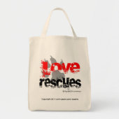 Love Rescues Tote Bag (Voorkant)
