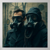 LOVE & RESISTANCE Kafka Romantics Modern Graphic 2 Poster (Voorkant)