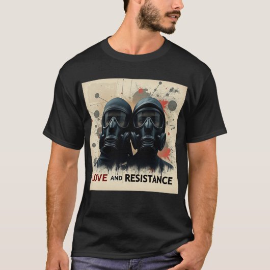 LOVE & RESISTANCE Modern Graphic 2 T-shirt (Voorkant)