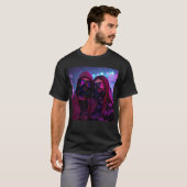 LOVE & RESISTANCE Weegie Techno Romantics T-shirt (Voorkant volledig)
