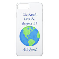 Love Respect Earth Wereldbol Name Persoonlijk