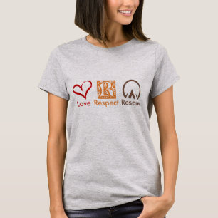 "Love Respect Rescue" Horse Rescue & Adoption T-shirt