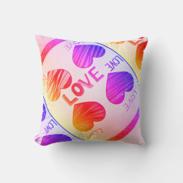 LOVE Retro Gradient Kussen