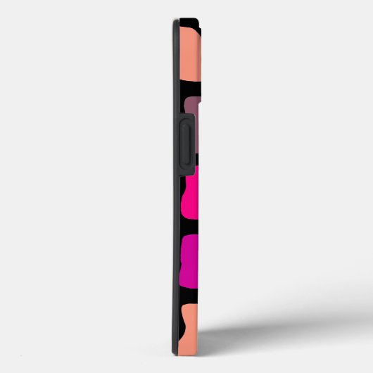 LOVE retro groovy golvende letters herhalen patroo Case-Mate iPhone Case (Achterkant / Rechts)