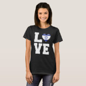 Love Retro Israel T-shirt (Voorkant volledig)