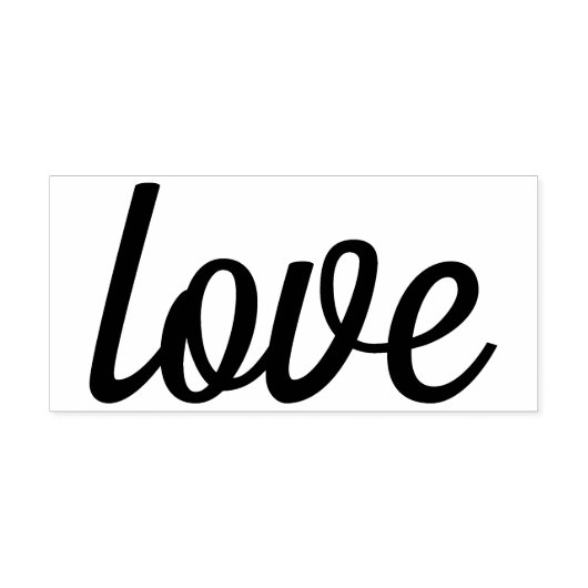 love retro Rubber Art Stempel (Afrduk)