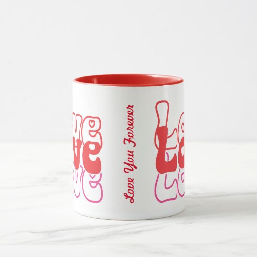 Love Retro Valentijn Mok (Midden)