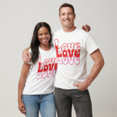 Love Retro Valentijn T-shirt (Unisex)