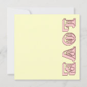 Love Retro Wedding Uitnodiging (Achterkant)
