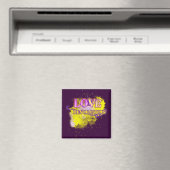 Love Revolution Fridge Magnet (Insitu (Vaatwasser))