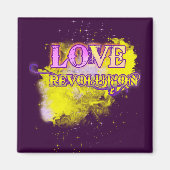 Love Revolution Fridge Magnet (Voorkant)