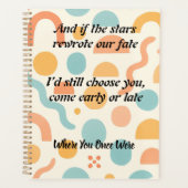 Love Rewritten by the Stars, Chosen Always Planner (Voorkant)