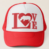 Love-Rhinos Trucker Pet (Voorkant)