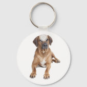 Love Rhodesian Ridgeback Puppy Dog Sleutelhanger (Voorkant)