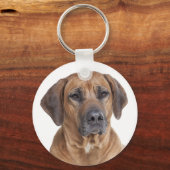 Love Rhodesian Ridgeback Puppy Dog Sleutelhanger (Voorkant)