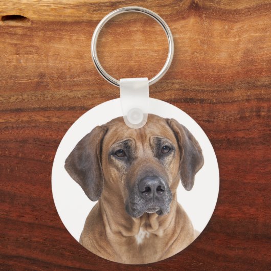 Love Rhodesian Ridgeback Puppy Dog Sleutelhanger (Voorkant)