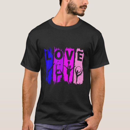 Love Rhythmic Gymnastics T-shirt (Voorkant)