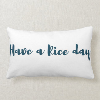 Love Rice Lake lumbar pillow Kussen