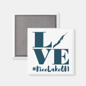 Love Rice Lake magneet (Voorkant / Achterkant)