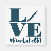 Love Rice Lake magneet (Voorkant)